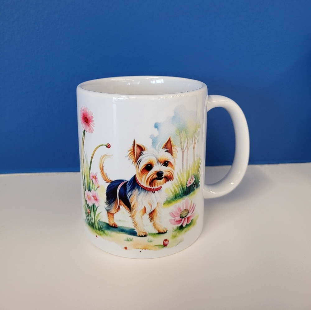 Yorkshire terrier mug ceramic 11oz